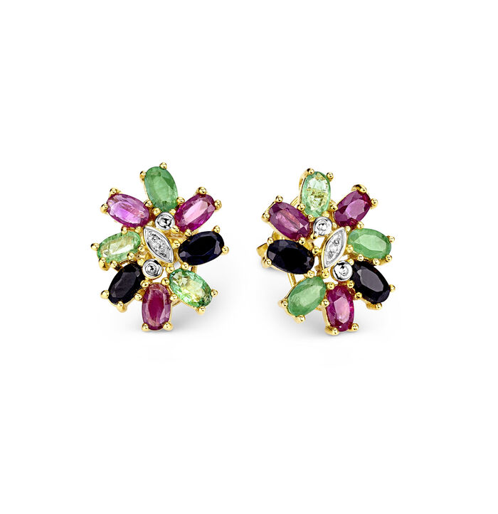 Vergoldete Ohrstecker 