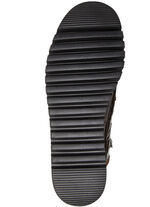 Waldläufer Stiefelette aus krokogeprägtem Nappaleder BRAUN