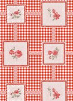 Pflegeleichte Wachstuch-Tischdecke 