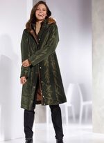 Daunenmantel mit abnehmbarer Kapuze 