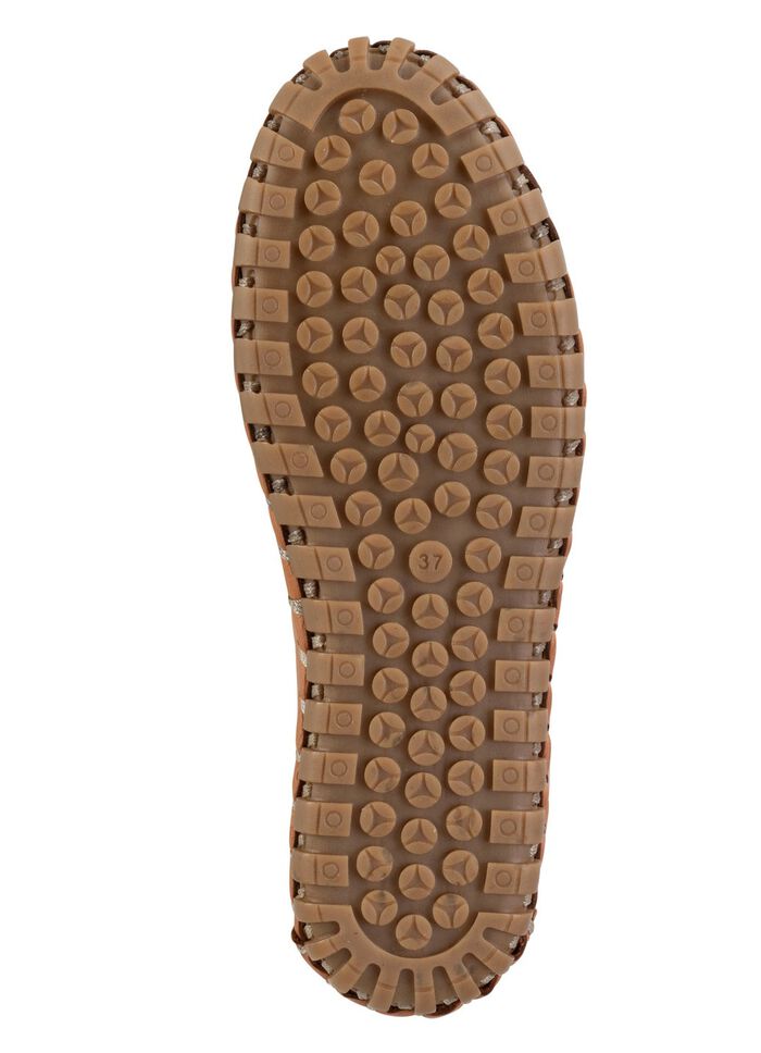 ELENA EDEN Slipper aus weichem Nappaleder mit Pr&auml;gung 