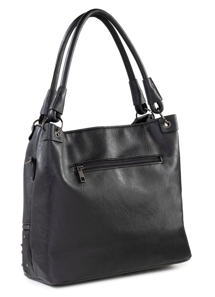 Tasche mit trendigen Ziernieten SCHWARZ