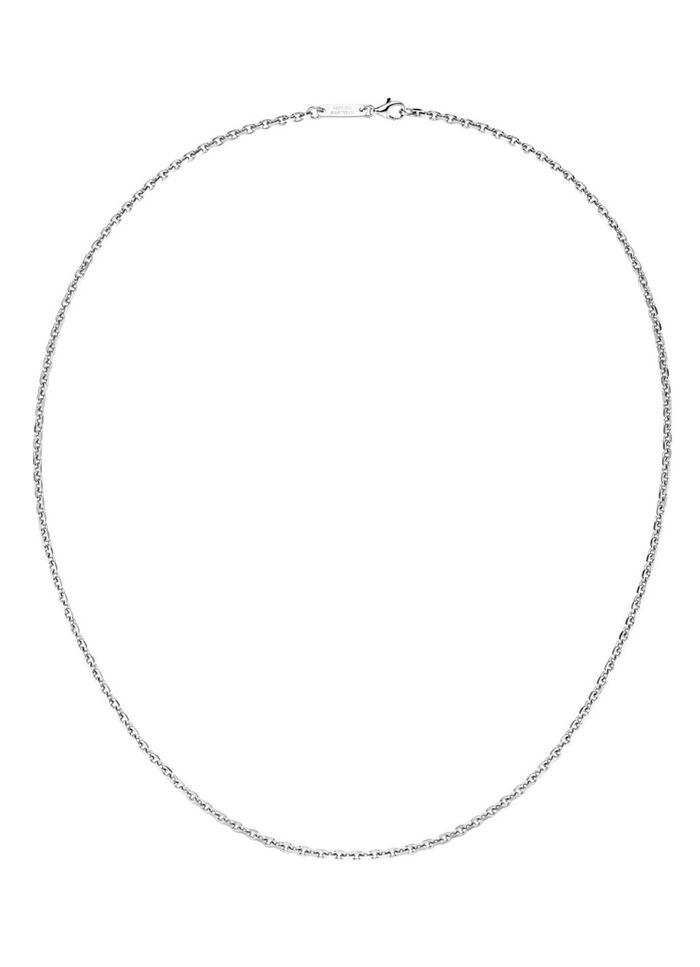 Diamantierte Ankerkette in edlem Silber 