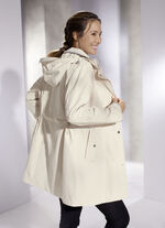 Funktions-Longjacke mit abnehmbarer Kapuze