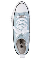 Rieker Schn&uuml;r-Bootie in Leo-Print oder Denim-Style BLEU-WEISS