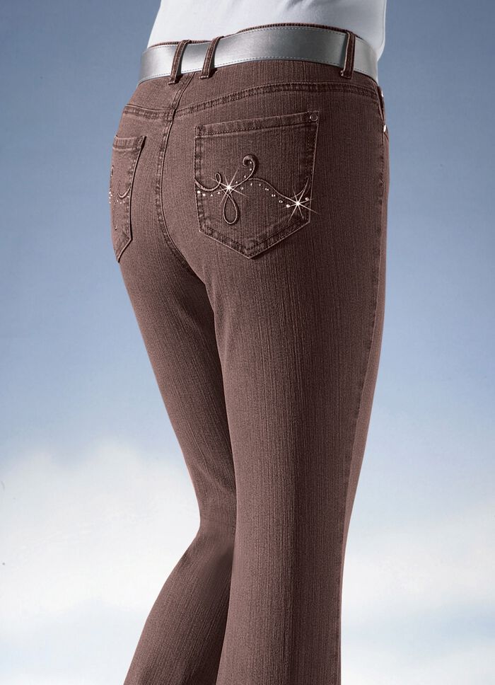 Jeans mit geradem Beinverlauf 