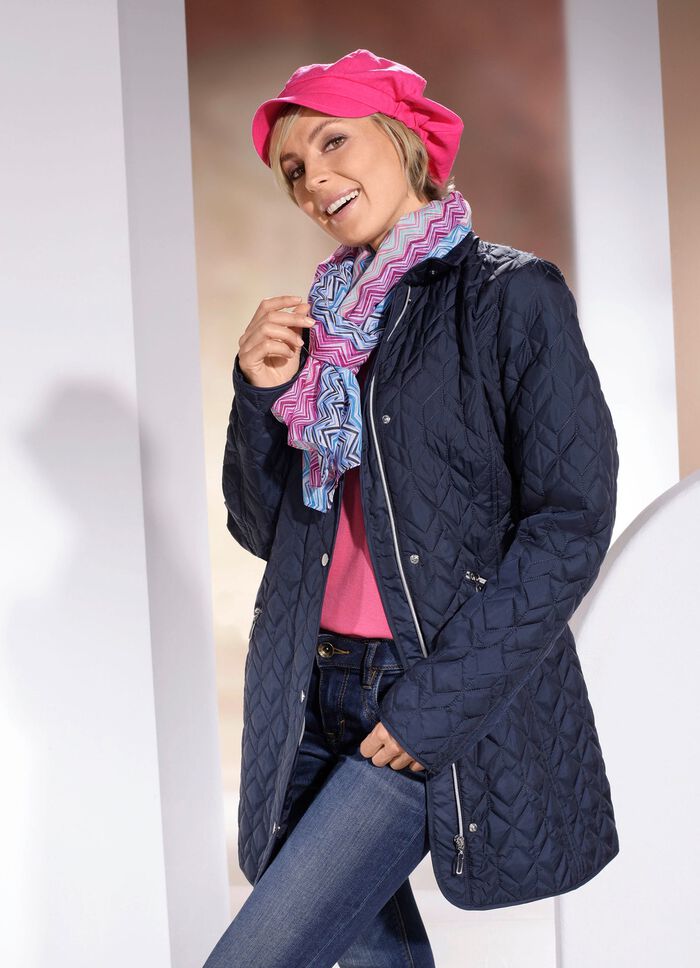 Longjacke in 2 Farben NAVY