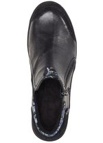 ELENA EDEN Bootie mit blau bedruckten Bes&auml;tzen 