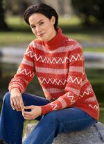Pullover in Mustermix 