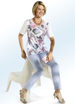 Hose mit schmaler Fu&szlig;weite BLEU