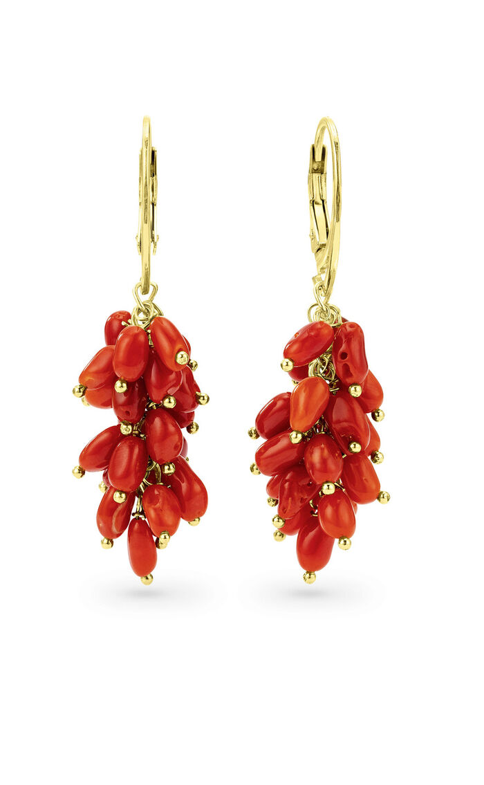 Ohrringe mit Korallen