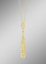 Moderner, diamantierter Anh&auml;nger mit Ankerkette 