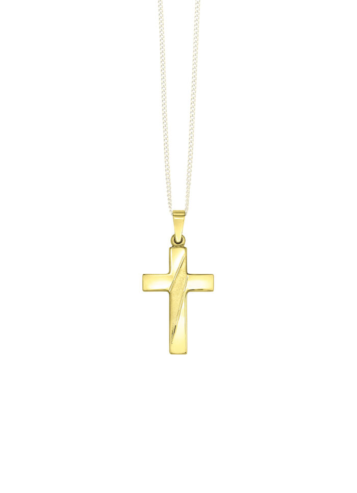 Kreuz-Anhänger in Bicolor