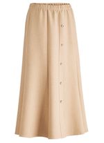 Rock mit Zierknopfblende 