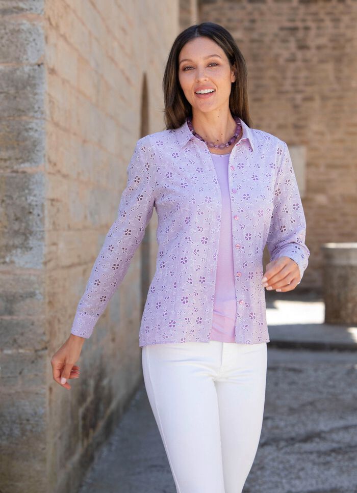 2-teiliges Blusen Set FLIEDER