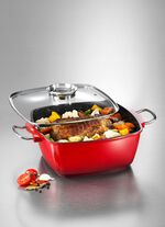 Extra hoher Aluguss-Br&auml;ter von King mit Antihaft-Beschichtung 