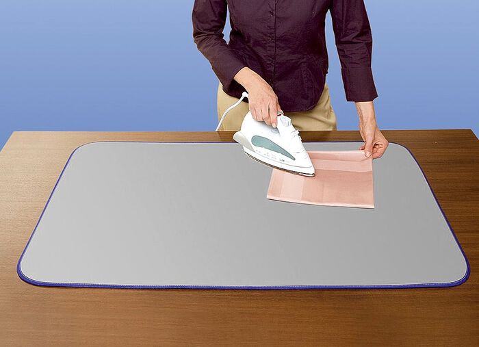 Thermob&uuml;geldecke aus 100% Baumwolle SILBER