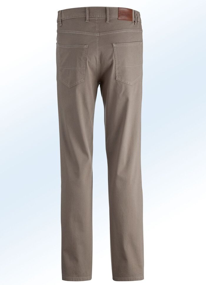 "Francesco Botti"-Hose in 4 Farben TAUPE