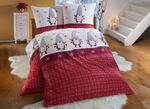 Biber Bettwäsche-Garnitur von Bierbaum ROT