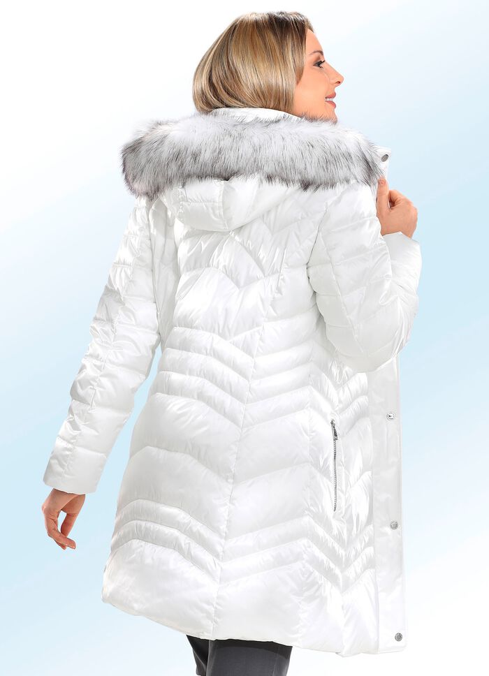 Funktions-Kurzmantel mit abnehmbarer Kapuze 