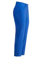 Hose mit floralen Lochstickereien 