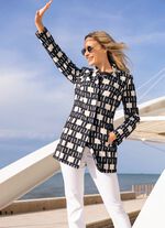 Blazer mit interessanter Ausschnittl&ouml;sung 