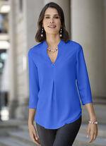 Tunika mit V-Ausschnitt ROYALBLAU