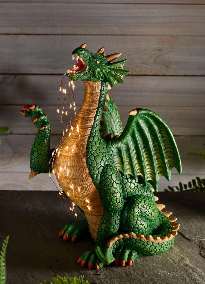 Drache mit LED-Licht 