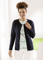 Strickjacke mit Reißverschluss MARINE