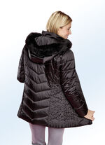 Jacke mit Kontrastzierstepp 