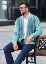 Gemusterte Jacke in 2 Farben 