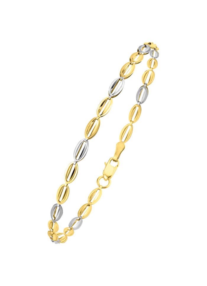 Durchbrochene Garnitur in Bicolor 