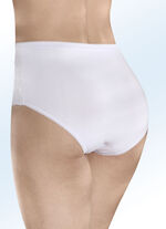 Viererpack Slips mit elastischen Spitzenbes&auml;tzen 