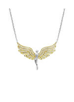 Halskette mit Engel Anhänger 