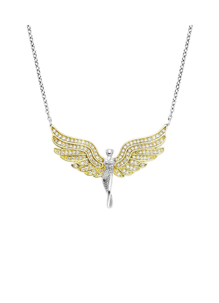 Halskette mit Engel Anhänger 