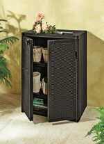 Geräteschrank aus Kunststoff ANTHRAZIT