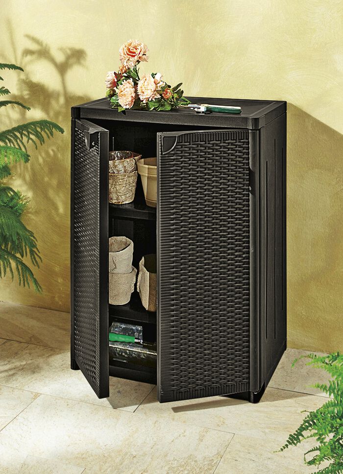 Geräteschrank aus Kunststoff ANTHRAZIT