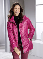 Jacke mit Reißverschlusstaschen PINK