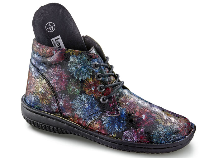 ELENA EDEN, schicke Damen-Boots, Weite G, mit herausnehmbarem Fußbett MULTICOLOR