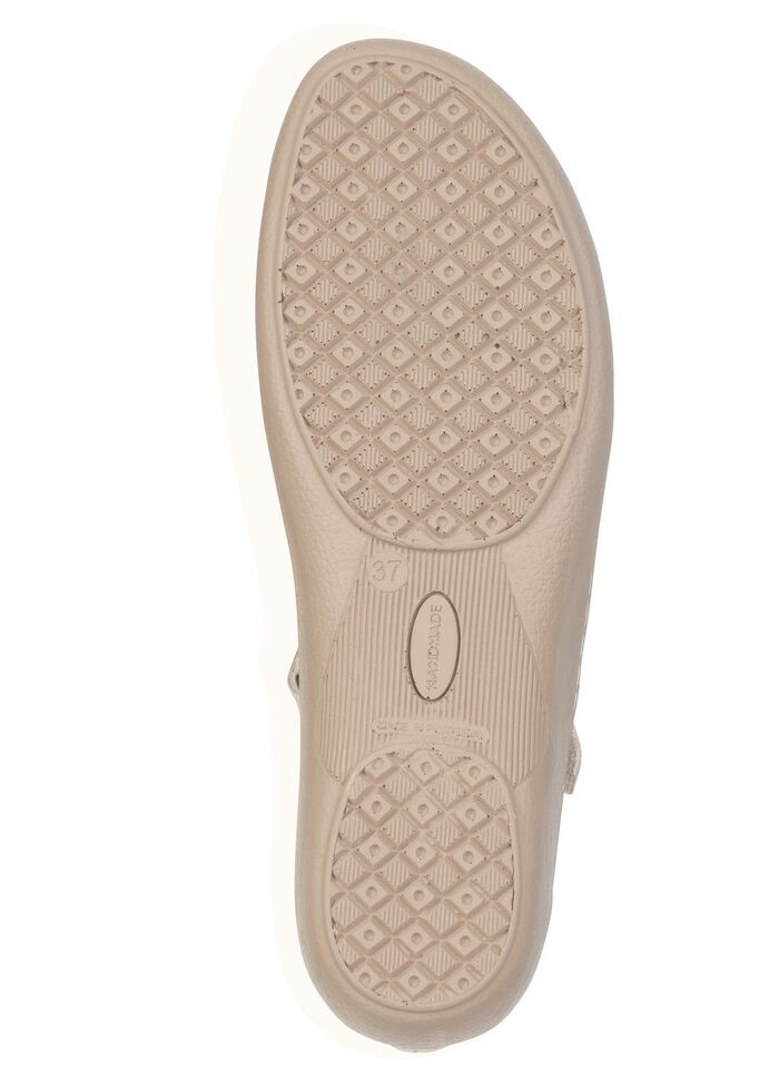 ELENA EDEN, bequeme Damen-Sandalen, Weite H, mit Klettspange 