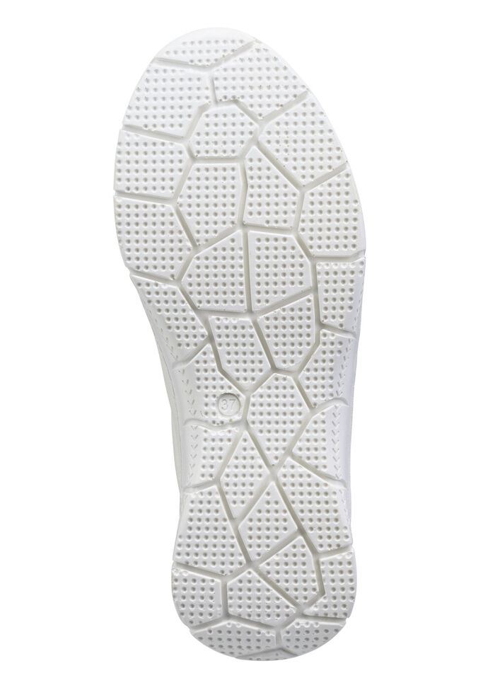 Andrea Conti Schnürschuh aus Nappaleder mit Kontrastdurchzügen WEISS