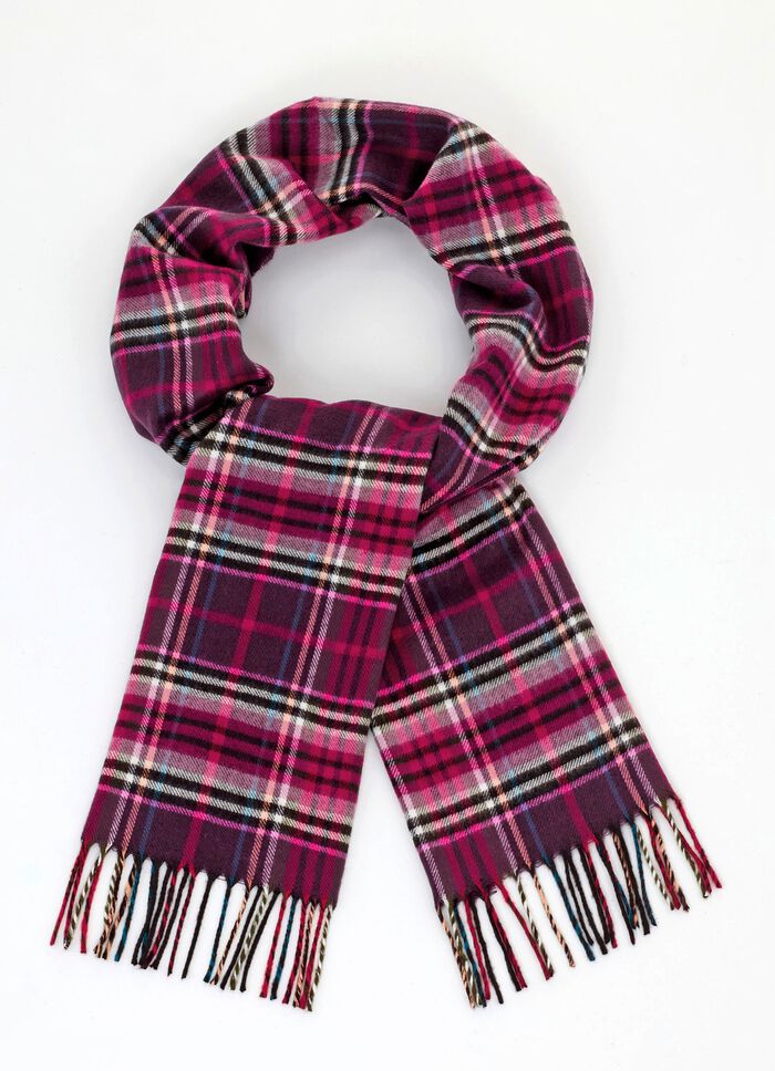 Schal mit Karodessin 