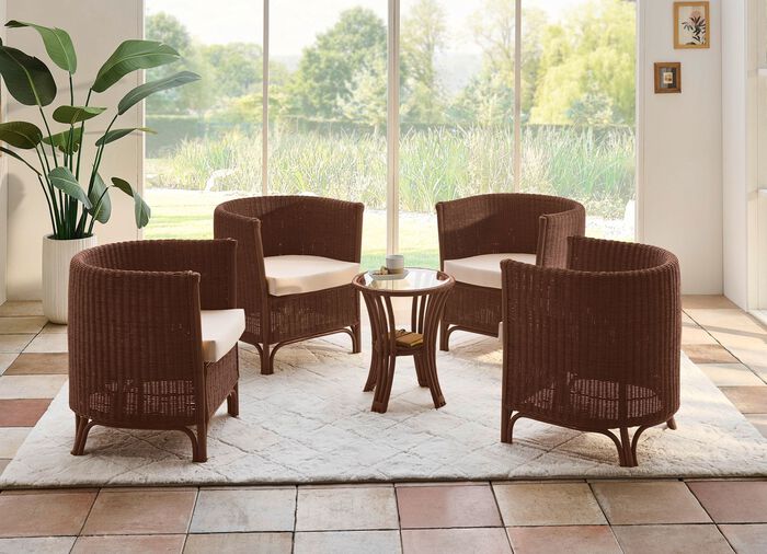 Rattanm&ouml;bel aus handgeflochtenem Rattanrohr 