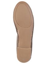 ELENA EDEN, schicke Damen-Ballerinas, Weite G, mit herausnehmbarem Fu&szlig;bett ANTIKGOLD