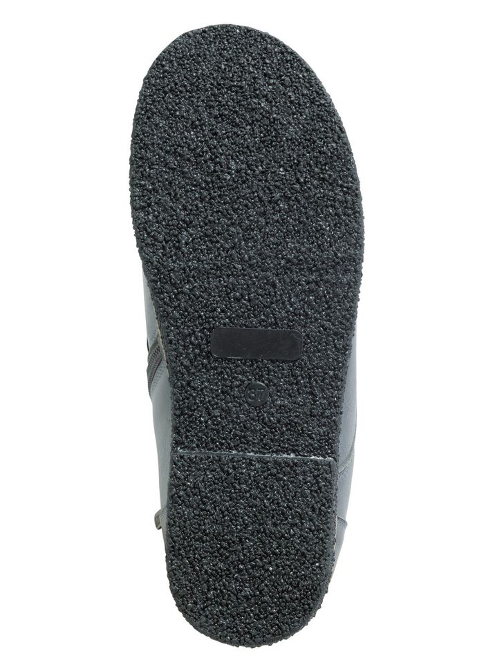 Andrea Conti, klassiche Damen-Boots, mit herausnehmbarem Fu&szlig;bett HELLGRAU