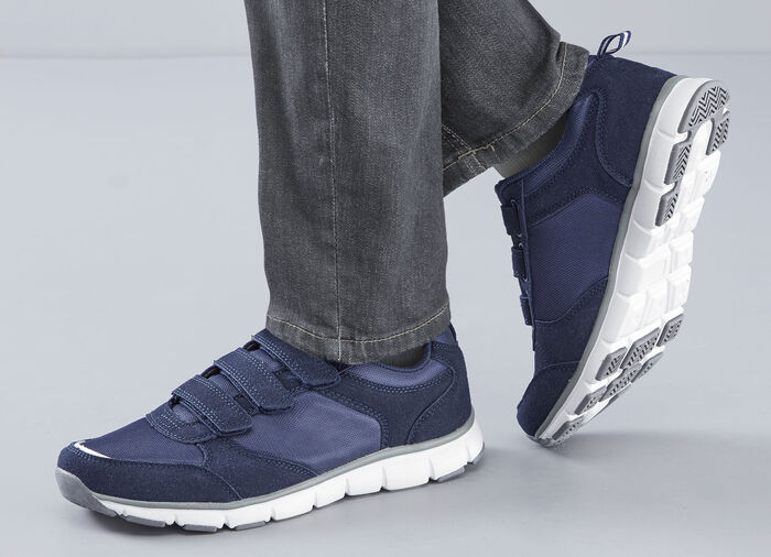 Sportliche Herren-Slipper, mit herausnehmbarem Fußbett MARINE