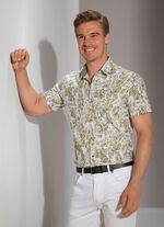 Bedrucktes "Milano Italy"-Hemd 