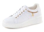 ELENA EDEN, stylische Damen-Sneaker, Weite G, herausnehmbares Fu&szlig;bett WEISS
