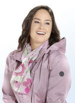 Schal mit Fantasiebl&uuml;ten 