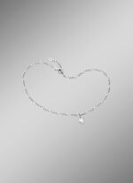 Zartes Figaro-Fu&szlig;kettchen mit Herz-Anh&auml;nger 